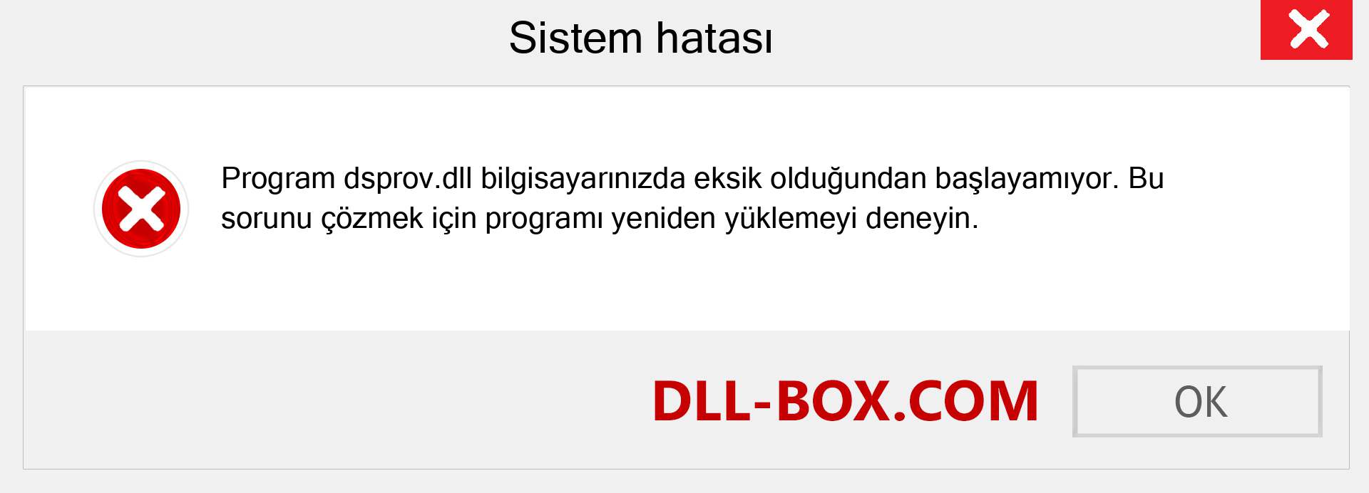 dsprov.dll dosyası eksik mi? Windows 7, 8, 10 için İndirin - Windows'ta dsprov dll Eksik Hatasını Düzeltin, fotoğraflar, resimler